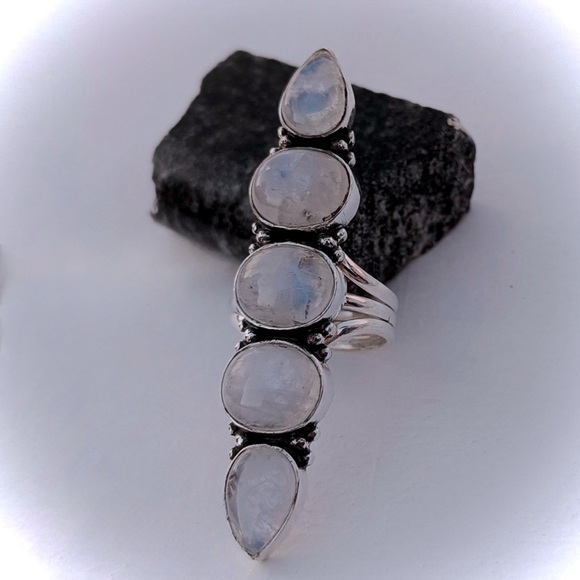 Moonstone Ring - Picture 2 of 3
